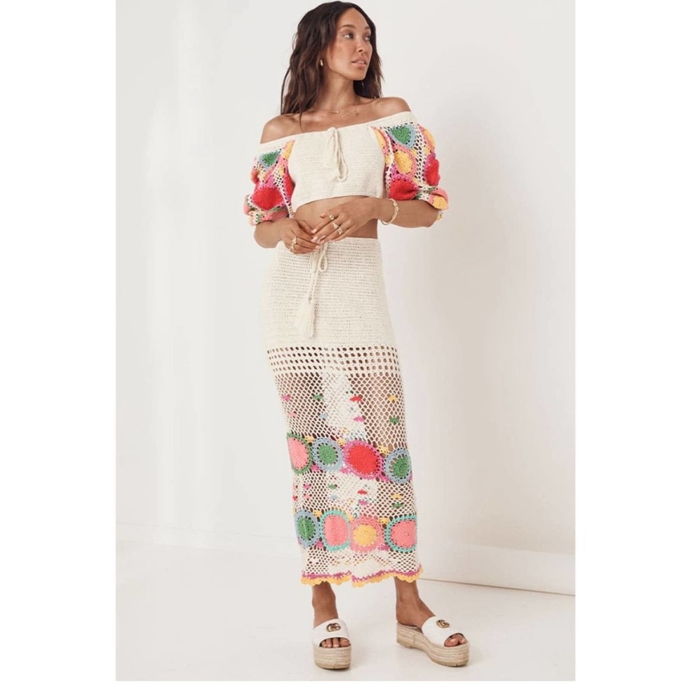 Spell Let the Sunshine in Crochet Top